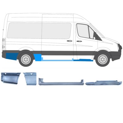 Set panouri de reparare pentru Volkswagen Crafter 2005-2017 / Dreapta / 14502