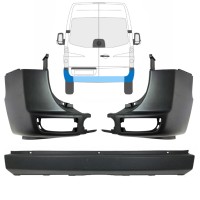 Bară spate pentru Volkswagen Crafter 2005-2017 / Set 15554