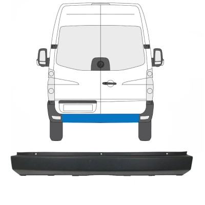 Bară spate pentru Volkswagen Crafter 2005-2017 15550