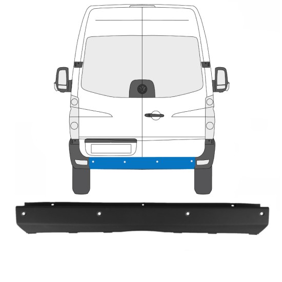Bară spate PDC pentru Volkswagen Crafter 2005-2017 15551