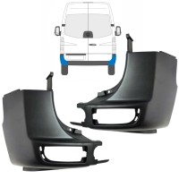 Colț bară spate pentru Volkswagen Crafter 2005-2017 / Stânga+Dreapta / Set 15549