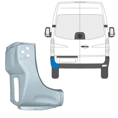 Reparație colț spate pentru Volkswagen Crafter 2005-2017 / Stânga 15505