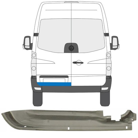 Reparație ușă spate pentru Volkswagen Crafter 2005-2017 / Stânga 13438