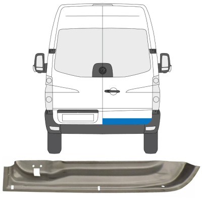 Reparație ușă spate pentru Volkswagen Crafter 2005-2017 / Dreapta 13439