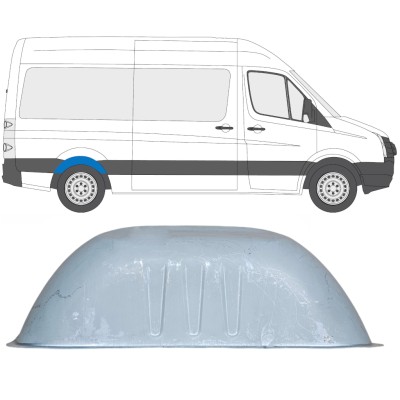 Reparație aripă spate pentru Volkswagen Crafter 2005-2017 / Stânga = Dreapta (simetric) 13612