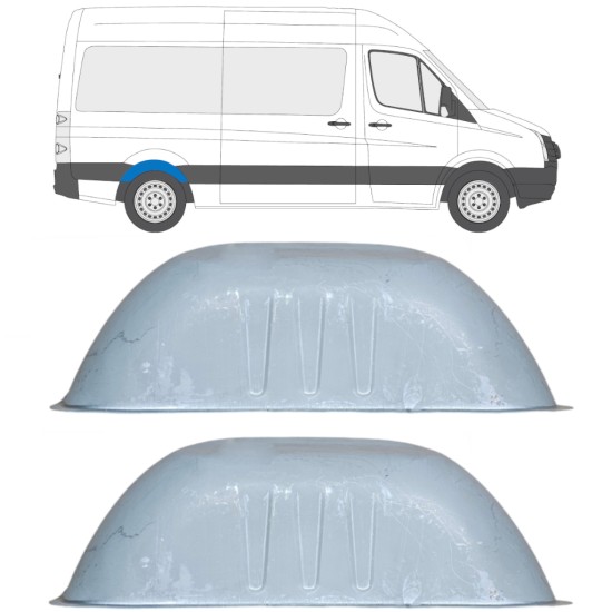 Reparație aripă spate pentru Volkswagen Crafter 2005-2017 / Set 14283