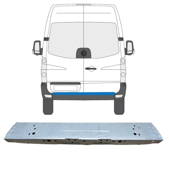 Segment reparație aripă spate pentru Volkswagen Crafter 2005-2017 14239