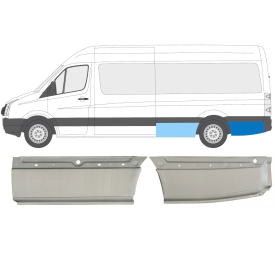 Reparație aripă spate pentru Volkswagen Crafter 2005-2017 / Stânga / Set 14127