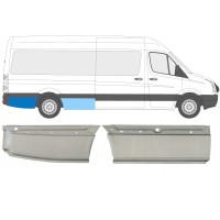 Reparație aripă spate pentru Volkswagen Crafter 2005-2017 / Dreapta / Set 14128