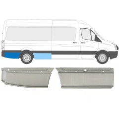 Reparație aripă spate pentru Volkswagen Crafter 2005-2017 / Dreapta / Set 14128
