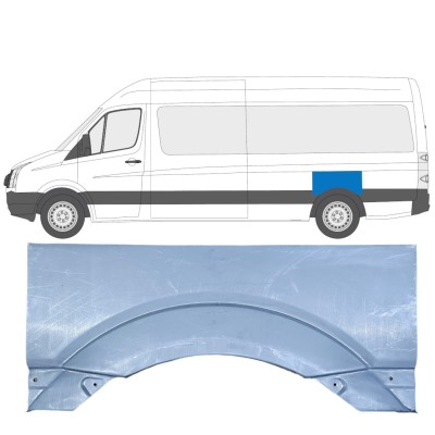 Reparație aripă spate pentru Volkswagen Crafter 2005-2017 / Stânga 13441