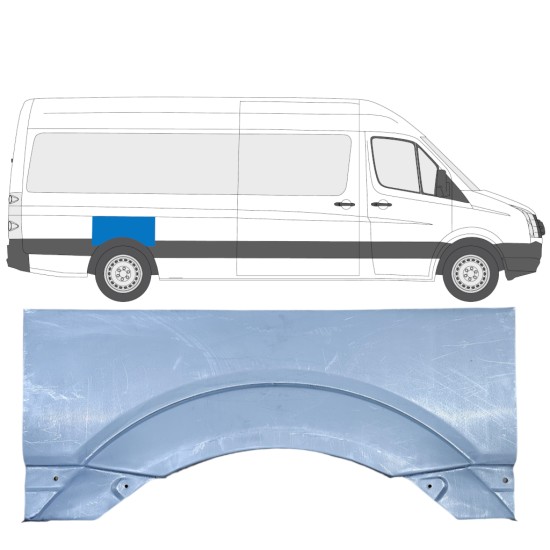 Reparație aripă spate pentru Volkswagen Crafter 2005-2017 / Dreapta 13440
