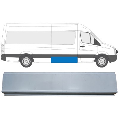 Reparație panou lateral pentru Volkswagen Crafter 2005-2017 / Stânga = Dreapta (simetric) 13972