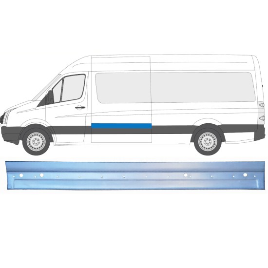 Panou reparație lateral pentru Volkswagen Crafter 2005-2017 / Stânga 16136