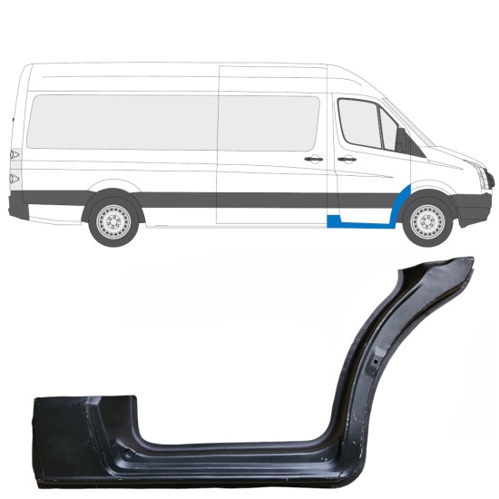 Reparație prag ușă față pentru Volkswagen Crafter 2005-2017 / Dreapta 13442