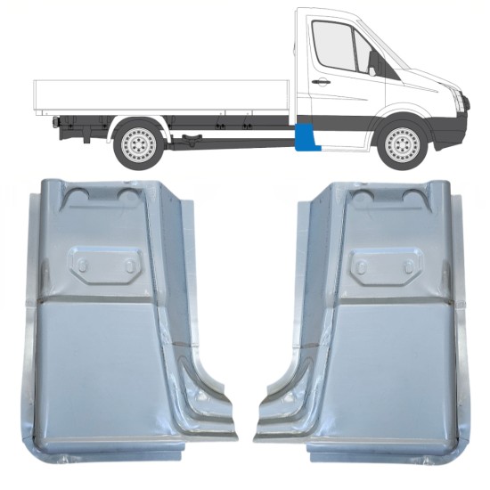 Reparație colț spate pentru Volkswagen Crafter 2005-2017 / Stânga+Dreapta / Set 15504