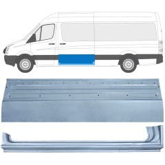 Reparație ușă glisantă + reparație prag pentru Volkswagen Crafter 2005-2017 / Stânga / Set 14318