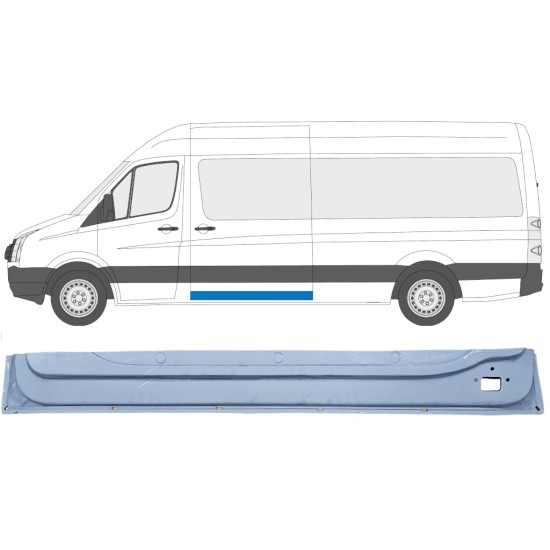 Reparație prag ușă culisantă pentru Volkswagen Crafter 2005-2017 / Stânga 15545