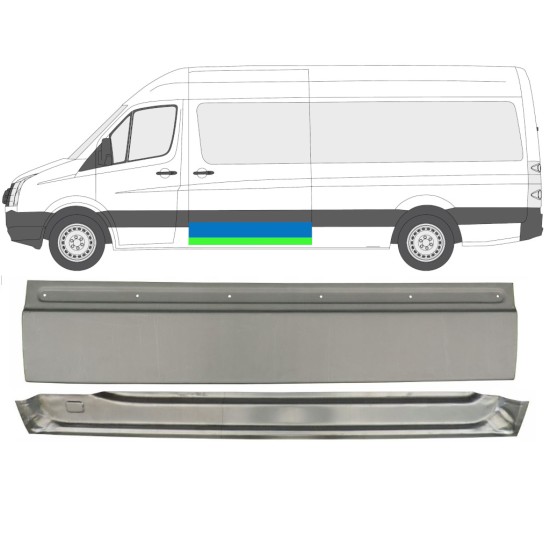 Panou reparație ușă culisantă pentru Volkswagen Crafter 2005-2017 / Stânga / Set 14198
