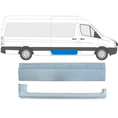 Panou reparație ușă culisantă pentru Volkswagen Crafter 2005-2017 / Dreapta / Set 14013