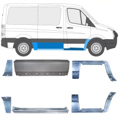Set panouri de reparare pentru Volkswagen Crafter 2005-2017 / Stânga+Dreapta / 15594