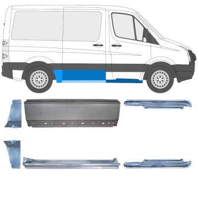 Set panouri de reparare pentru Volkswagen Crafter 2005-2017 / Stânga+Dreapta / 15590
