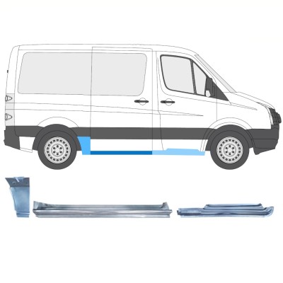 Set panouri de reparare pentru Volkswagen Crafter 2005-2017 / Dreapta / 15604