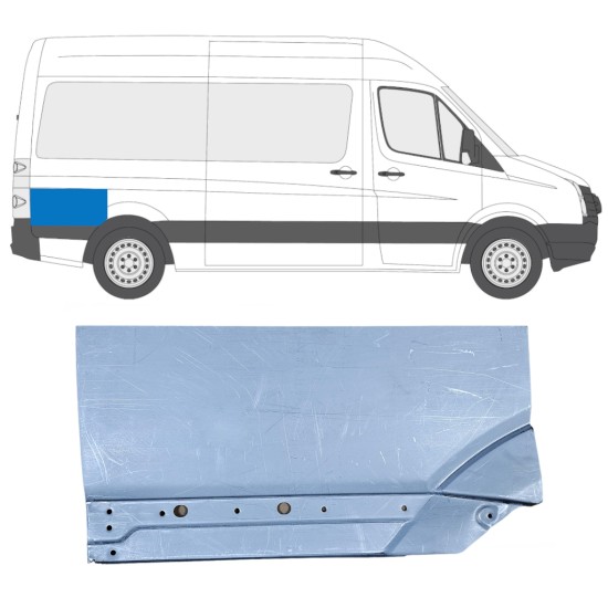 Reparație aripă spate pentru Volkswagen Crafter 2005-2017 / Dreapta 14201