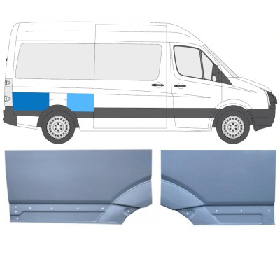 Reparație aripă spate pentru Volkswagen Crafter 2005-2017 / Dreapta / Set 15522