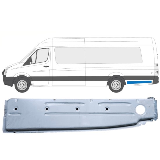 Reparație aripă spate interior pentru Volkswagen Crafter 2005-2017 / Stânga 14376