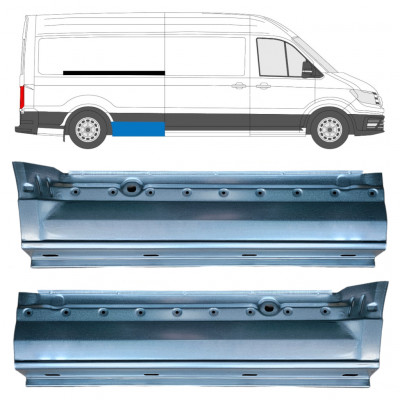 Reparație aripă spate pentru Volkswagen Crafter / MAN THE 2017- / LWB / Set 11600