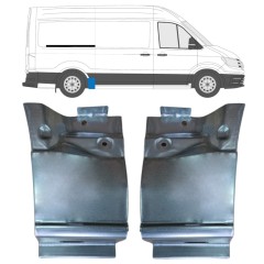 Reparație aripă spate pentru MAN TGE 2016- / Stânga+Dreapta / Set 15180