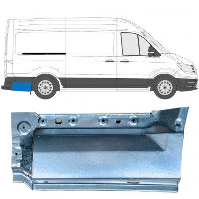 Reparație aripă spate pentru Volkswagen Crafter / MAN THE 2017- / MWB / LWB / Dreapta 11592