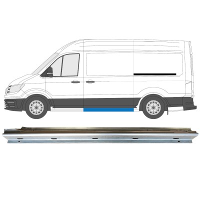 Reparație prag ușă glisantă pentru Volkswagen Crafter 2017- / Stânga 15059