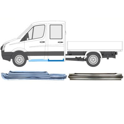 Set panouri de reparare pentru Volkswagen Crafter 2005-2017 / Stânga / 15537