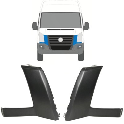 Bandou sub far pentru Volkswagen Crafter 2005-2011 / Stânga+Dreapta / Set 16856