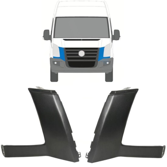Bandou sub far pentru Volkswagen Crafter 2005-2011 / Stânga+Dreapta / Set 16856