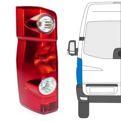 Lampă spate pentru Volkswagen Crafter 2005-2017 / Stânga 15573