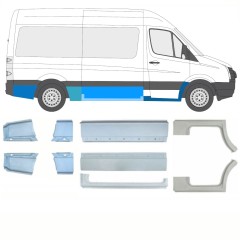 Set panouri de reparare pentru Volkswagen Crafter 2005-2017 / Stânga+Dreapta / 15541
