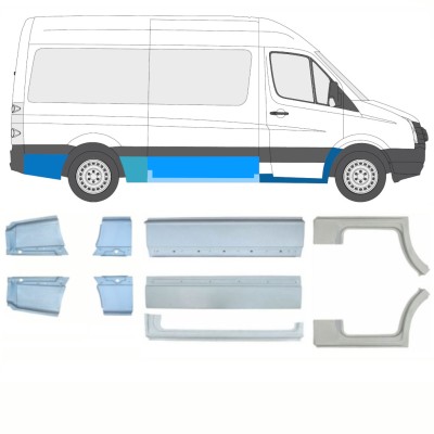 Set panouri de reparare pentru Volkswagen Crafter 2005-2017 / Stânga+Dreapta / 15541