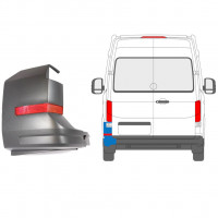 Colț bară spate + lampă reflectorizantă pentru Volkswagen Crafter 2017- / Stânga /  9992