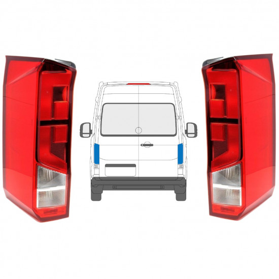 Lampă spate pentru Volkswagen Crafter 2017- / Stânga+Dreapta / Set 12922