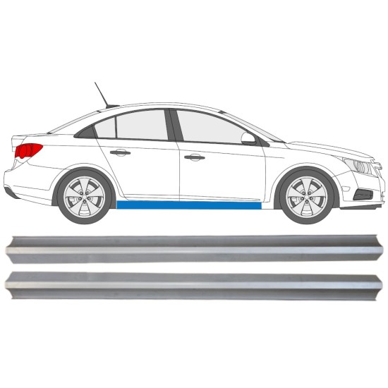 Reparație prag partea inferioară pentru Chevrolet Cruze 2009-2014 / Stânga+Dreapta / Set 15103 Reparație prag partea inferioară pentru Chevrolet Cruze 2009-2014 / Stânga+Dreapta / Set 15103