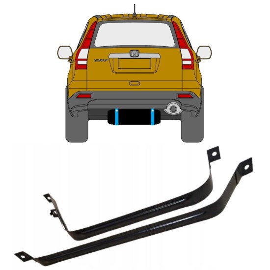 Cleme rezervor combustibil pentru Honda CR-V 2006-2011 15018 Cleme rezervor combustibil pentru Honda CR-V 2006-2011 15018