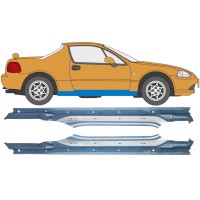 Prag complet pentru Honda Civic Del Sol 1992-1998 / Stânga+Dreapta / Set 10537