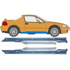Prag complet pentru Honda Civic Del Sol 1992-1998 / Stânga+Dreapta / Set 10537