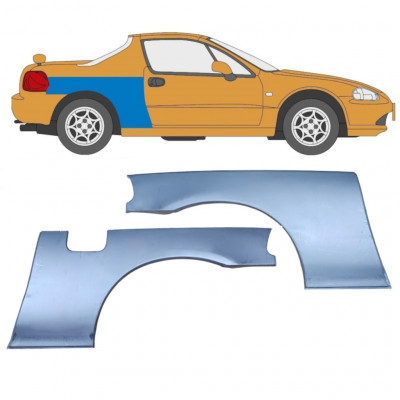 Reparație aripă spate pentru Honda Civic CRX Del Sol 1992-1998 / Set 9196