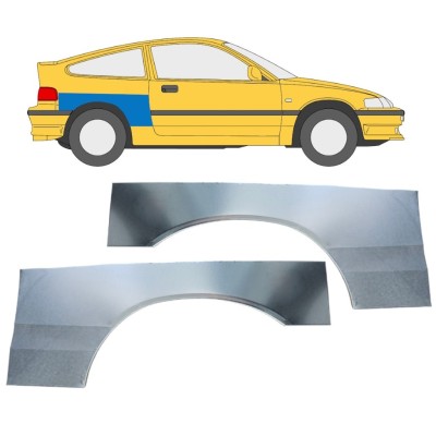 Reparație aripă spate pentru Honda CRX 1987-1992 / Stânga+Dreapta / Set 16339