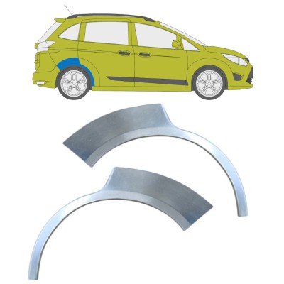 Reparație aripă spate pentru Ford C-Max 2010-2019 Grand / Stânga+Dreapta / Set 15875