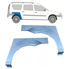 Reparație aripă spate pentru Dacia Logan 2004-2009 / Stânga+Dreapta / Set 11521